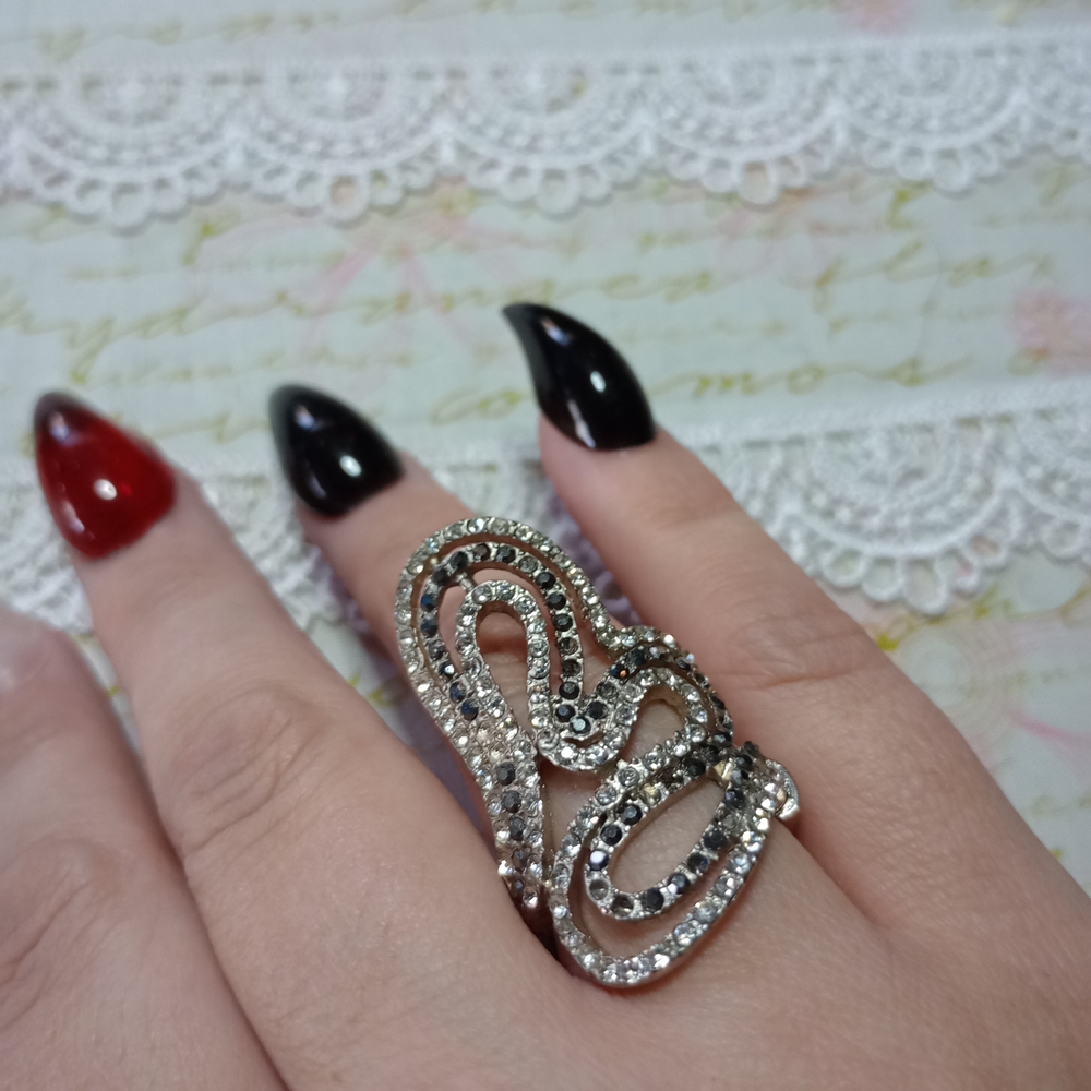 Bejeweled Statement Stretch Ring
